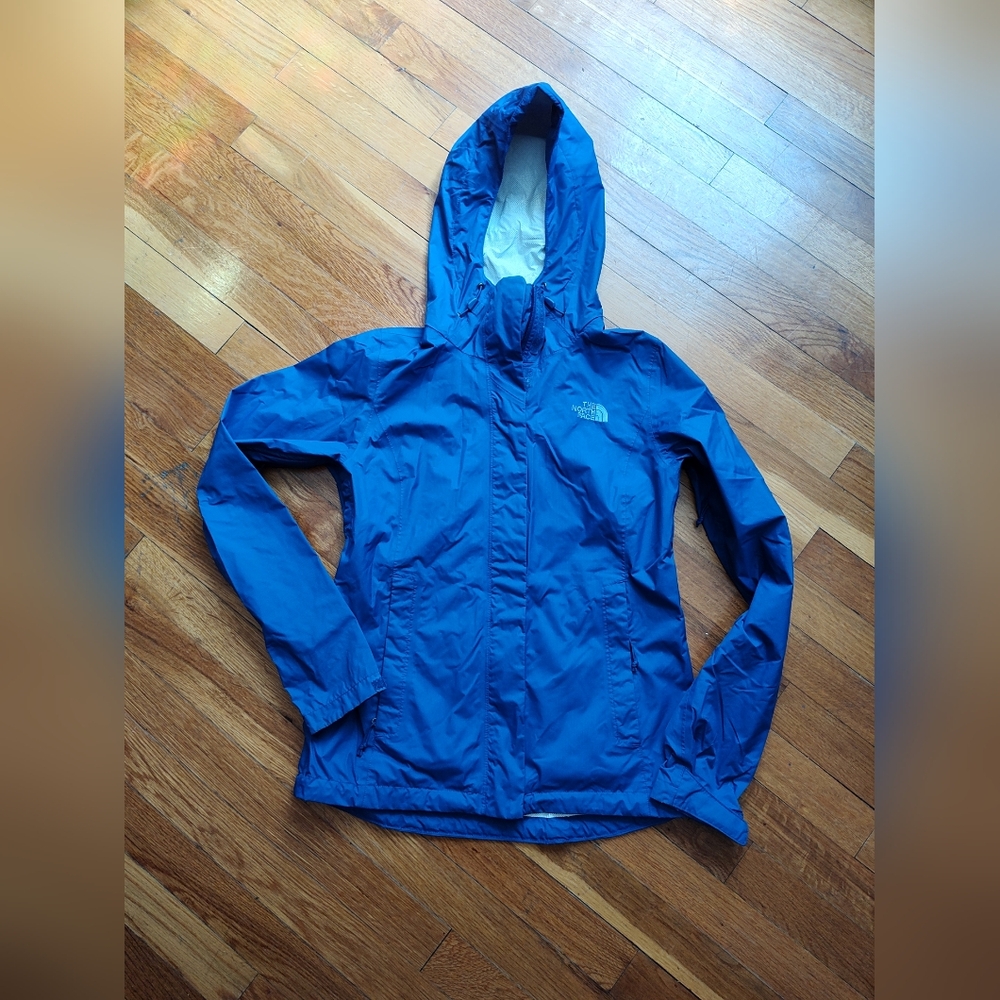 Women's blue windbreaker size extra small by The North face